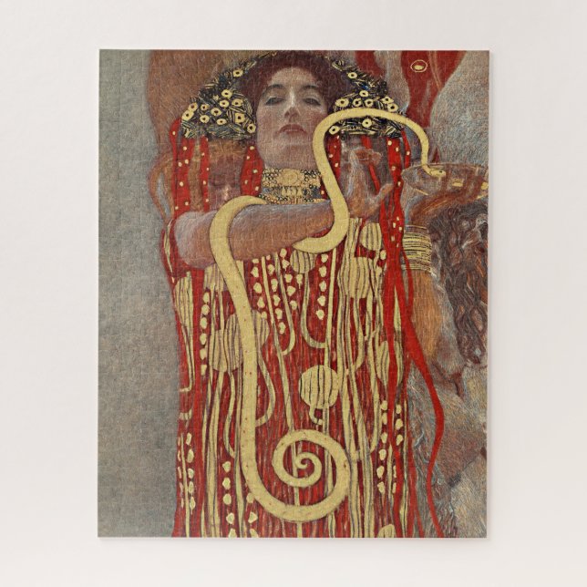 Puzzle Hygieia por Gustav Klimt (Vertical)