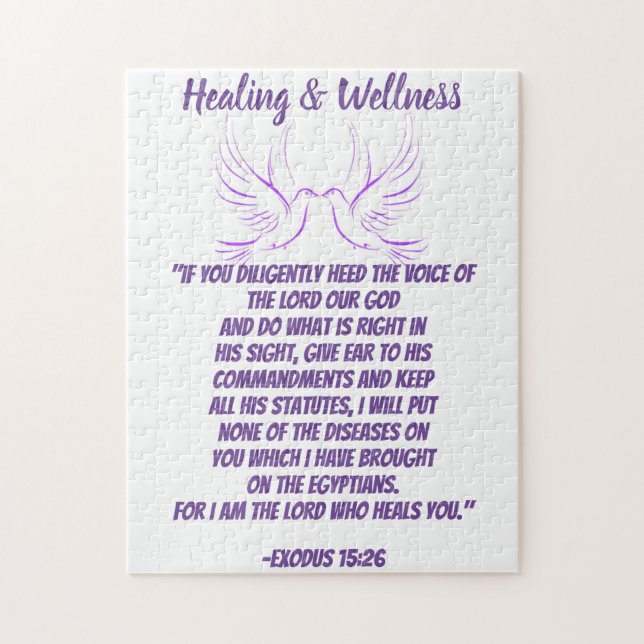 Puzzle I am the Lord Who Heals You (Vertical)