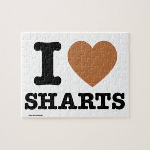 Puzzle I Heart Sharts