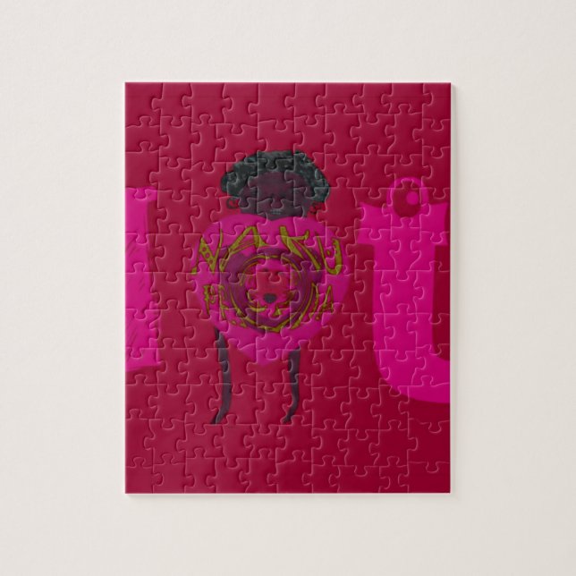 Puzzle I Heart You Nakupenda Sana Happy Valentine Day Swa (Vertical)