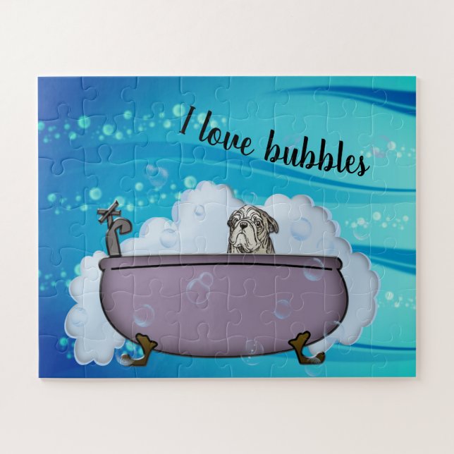 Puzzle I love bubbles (Horizontal)