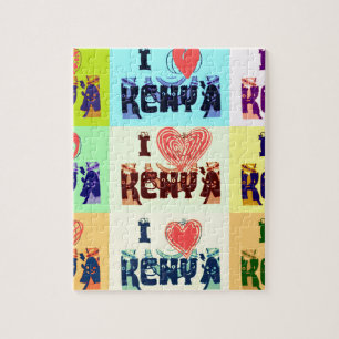 Puzzle I love Kenya