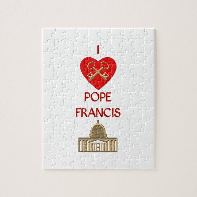 Puzzle I Love Pope Francis (Vertical)