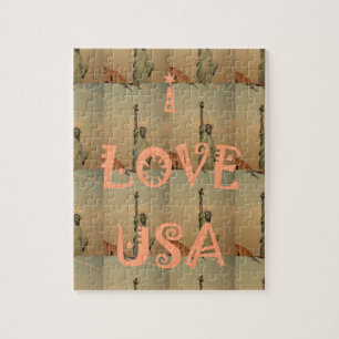 Puzzle I Love USA