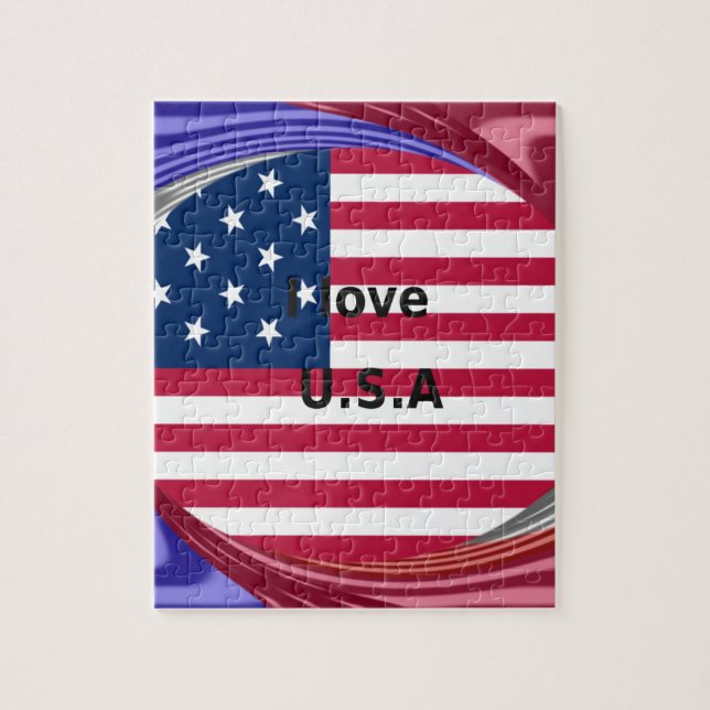 PUZZLE I LOVE USA (Vertical)