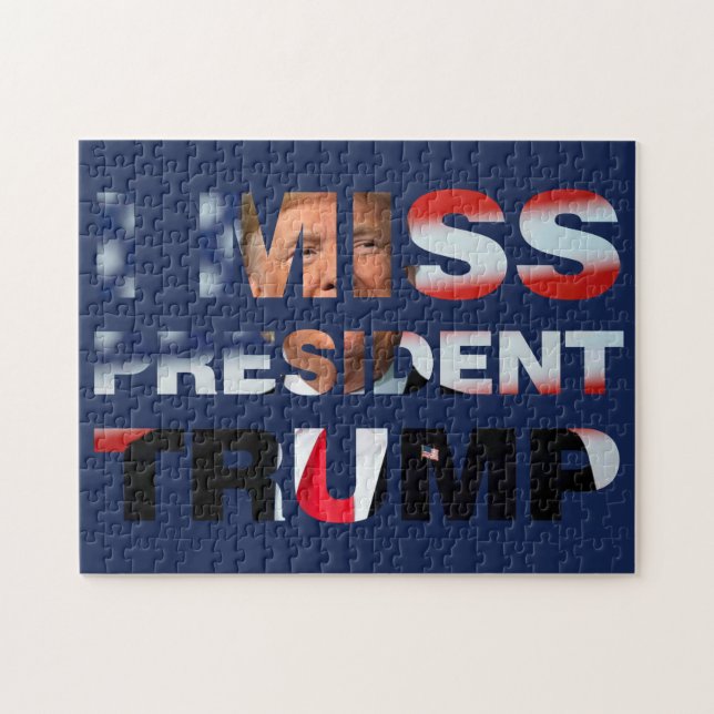 Puzzle I Miss President Trump (Horizontal)