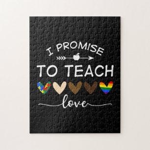 Puzzle I Promise To Teach Love Autism African LGBT Pride