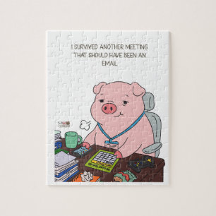 Puzzle I Survived Another Meeting