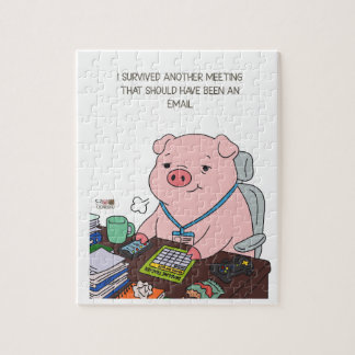 Puzzle I Survived Another Meeting