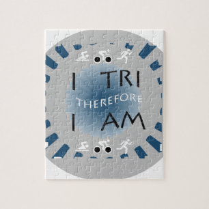 Puzzle I tri por lo tanto soy Triathlon