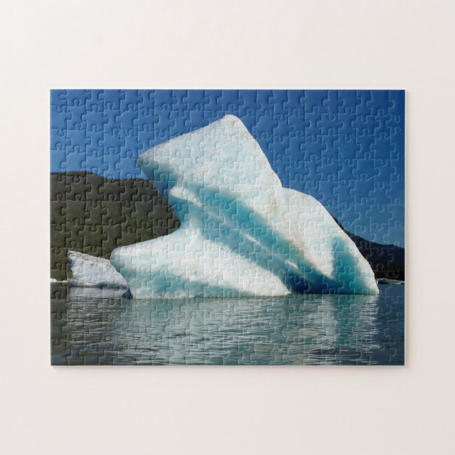 Puzzle Iceberg sobre el lago Mendenhall en Alaska (Horizontal)