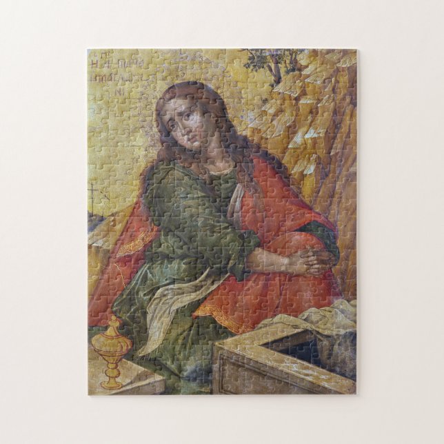 Puzzle Icono bizantino cristiano ortodoxo de Mary Magdale (Vertical)