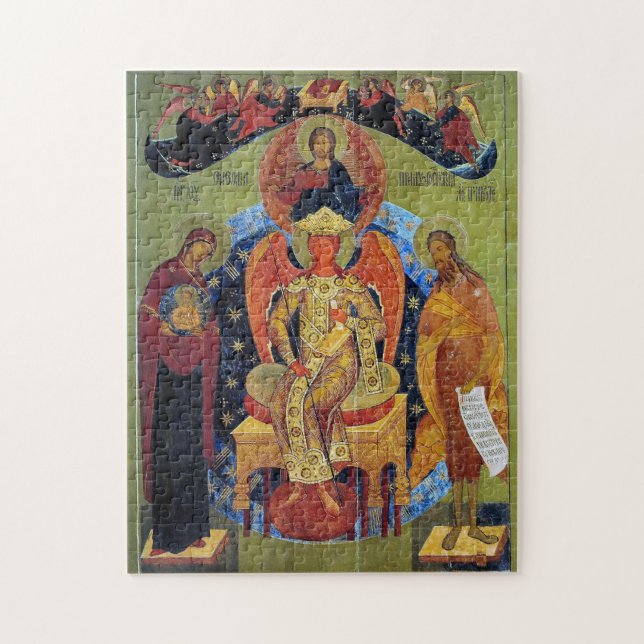 Puzzle Icono bizantino Sabiduría sagrada (Vertical)