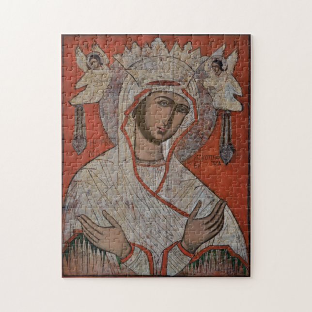 Puzzle Icono cristiano ortodoxo de la Virgen de Scopoitis (Vertical)