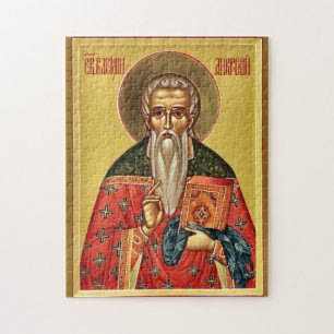Puzzle Icono cristiano ortodoxo de San Basilio de Ancira