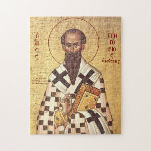 Puzzle Icono cristiano ortodoxo de San Gregorio de Nisa
