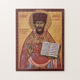 Puzzle Icono cristiano ortodoxo de San Jacob de Alaska