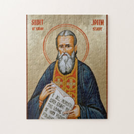 Puzzle Icono cristiano ortodoxo de San Juan de Kronstadt