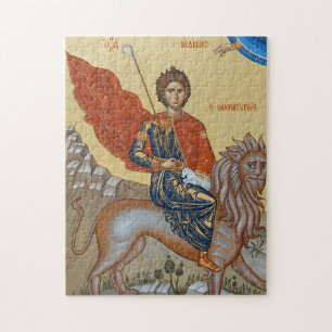 Puzzle Icono cristiano ortodoxo de San Mamas de Cesarea