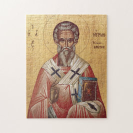 Puzzle Icono cristiano ortodoxo de San Myron de Creta