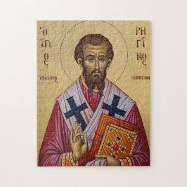 Puzzle Icono cristiano ortodoxo de San Reginos de Skopelo