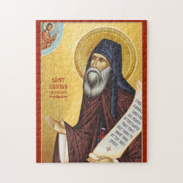 Puzzle Icono cristiano ortodoxo de San Silouan el Athonit
