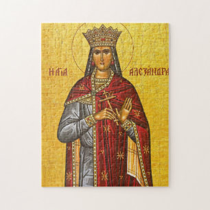 Puzzle Icono cristiano ortodoxo de Sta. Alexandra la Empe