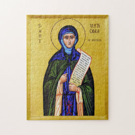 Puzzle Icono cristiano ortodoxo de Sta. Metodía de Kimolo
