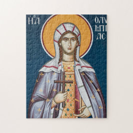 Puzzle Icono cristiano ortodoxo de Sta. Olimpia la Diacon