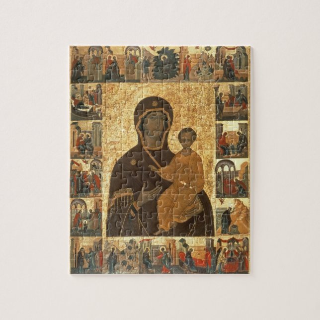 Puzzle Icono de Hodegetria de la Virgen de Smolensk, (Vertical)