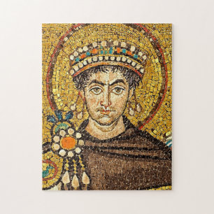 Puzzle Icono de mosaico bizantino del emperador Justinian