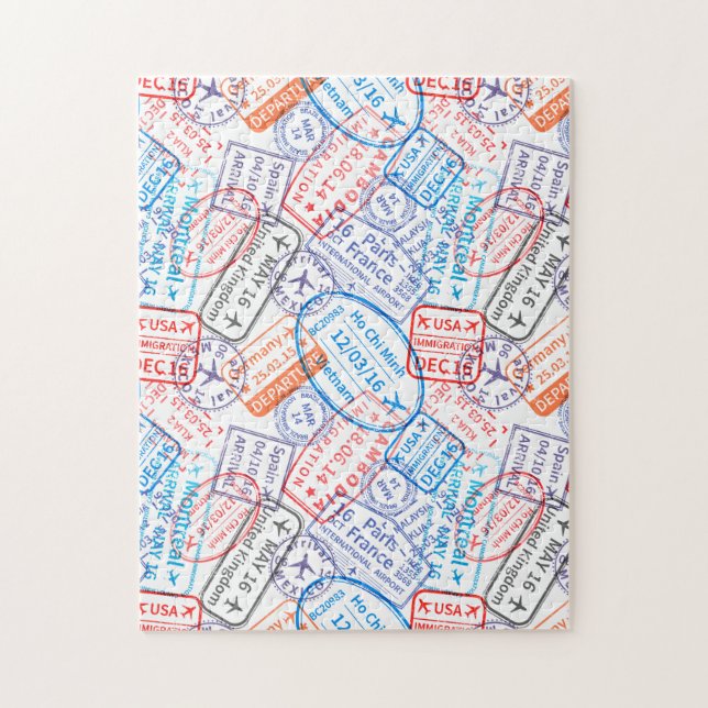 Puzzle Icono de viaje (Vertical)