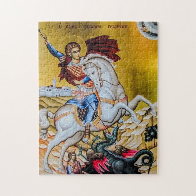 Puzzle Icono ortodoxo de San Jorge (Vertical)