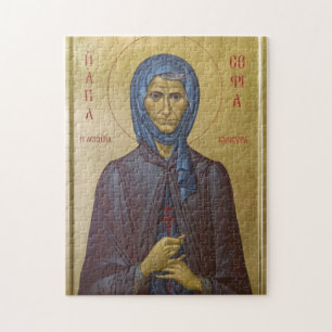 Puzzle Icono ortodoxo de Sta. Sofía la Asceta de Kleisour