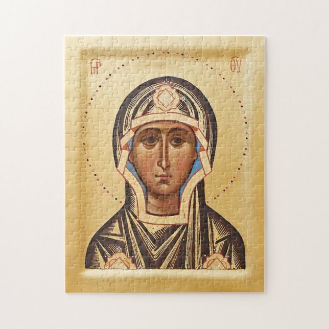 Puzzle Icono ortodoxo de Theotokos (Virgen María) (Vertical)