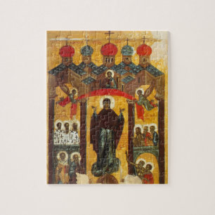 Puzzle Icono ruso antiguo La intercesión