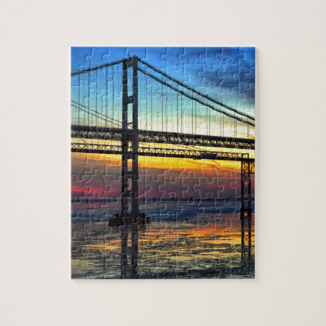 Puzzle Icy Sunset Silhouette (Vertical)