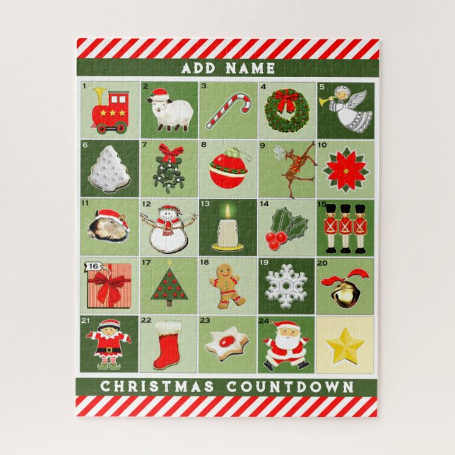 Puzzle Idea de regalo creativo para vacaciones (Vertical)