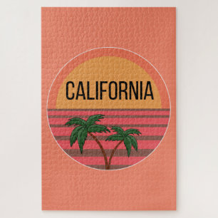 Puzzle Ideas de regalo de diseño de California Palmas de 