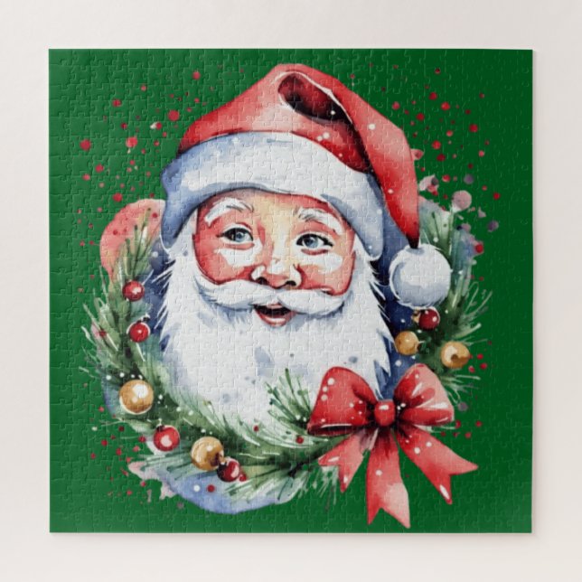Puzzle Ideas de regalo de Santa Claus (Vertical)