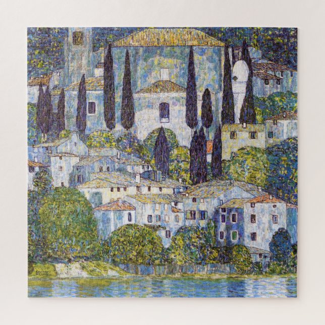 Puzzle Iglesia de Cassone, Gustav Klimt (Vertical)