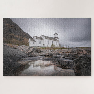 Puzzle Iglesia de Gimsoy Lofoten Noruega