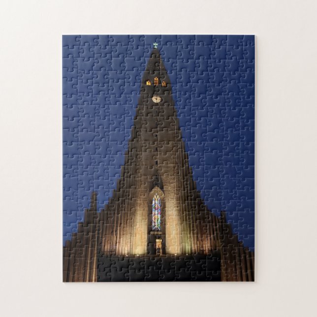 Puzzle Iglesia de Hallgrímskirkja Islandia (Vertical)