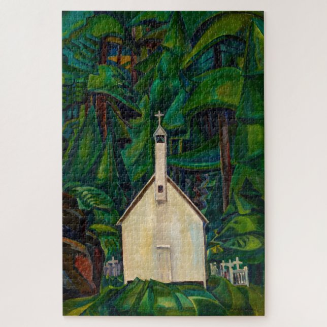Puzzle Iglesia de la India | Emily Carr | (Vertical)