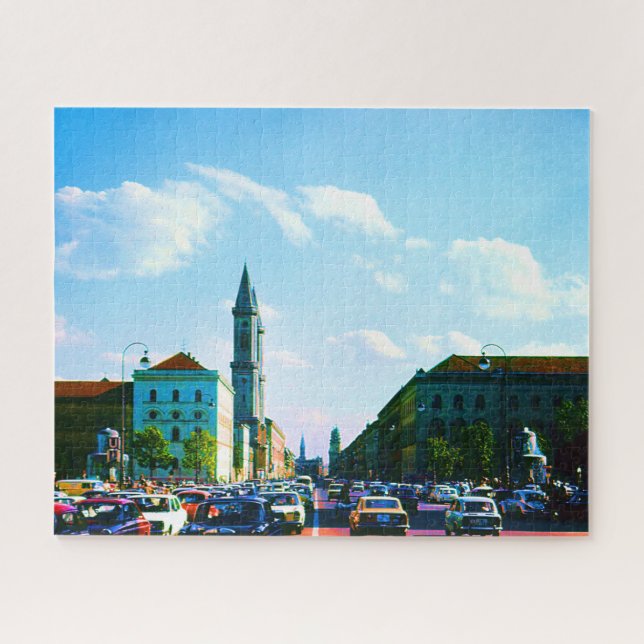 Puzzle Iglesia de la Universidad de Munich ludwigstraße (Horizontal)