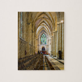Puzzle Iglesia de monasterio de York desde adentro.