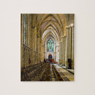 Puzzle Iglesia de monasterio de York desde adentro.