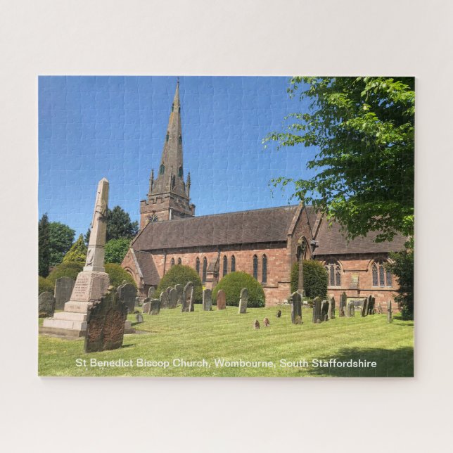 Puzzle Iglesia de San Benedicto Biscop Wombourne Stafford (Horizontal)