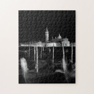 Puzzle Iglesia de San Giorgio Maggiore, góndolas en Venec