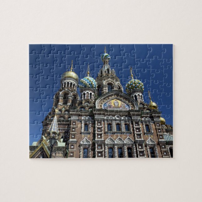 Puzzle Iglesia de San Petersburgo, Rusia (Horizontal)